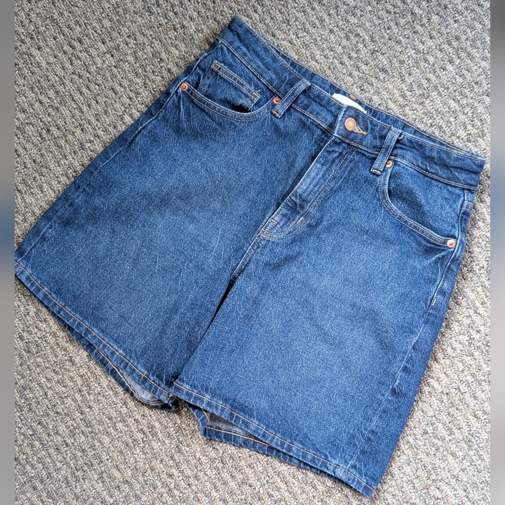 Classic Blue Denim Women's Shorts